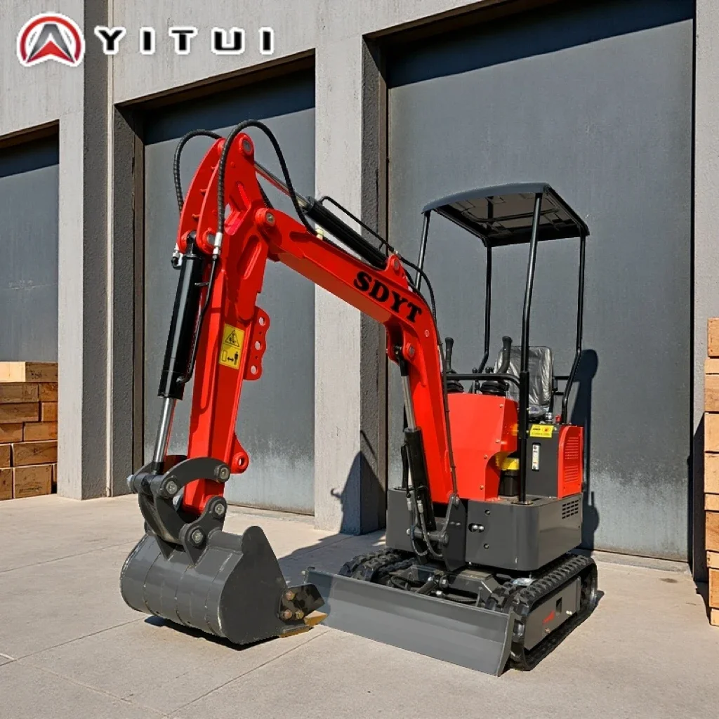 حفارات صغيرة جديدة 2025 تسليم سريع 1.5 طن حفارات يورو 5/Epa مخصصة للفناء الخلفي والحديقة المناظر الطبيعية