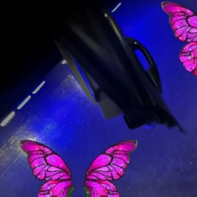 

Butterfly Logo 2pcs LED Projector Car Door Light for Step Courtesy and Welcome Lighting