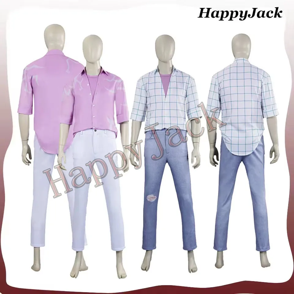 

Saja Jinu Cosplay Boys Shirt Costume Demons 2025 Hunters Kpop Adult Men T-shirt Pants Outfits Halloween Carnival Disguise Suit