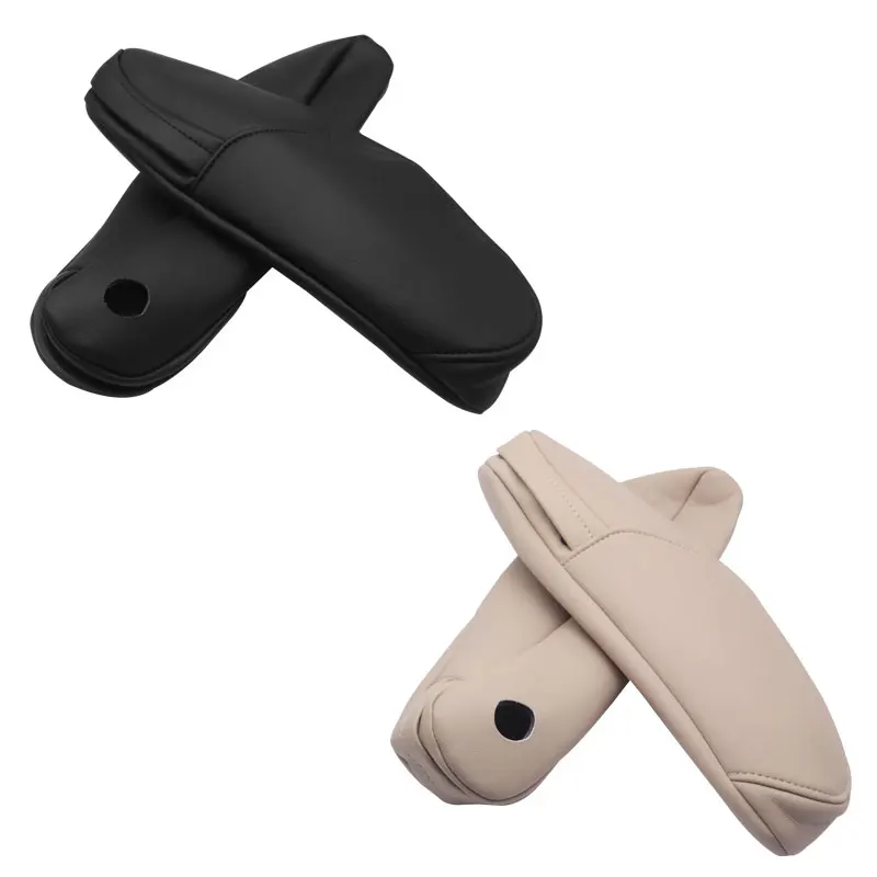 Left‑Right Side Microfiber Leather Armrest Handle Protective Wrap Trim for Honda CRV 2010‑2017