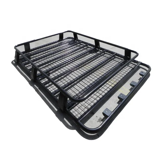 180x125cm Steel Off Road Car Roof Rack with Black Color Luggage Rack Car Top Rack