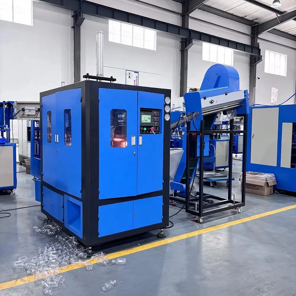 High Speed Automatic 2-Cavity PET Bottle Blowing Machine Plastic Bottle Making Equipment