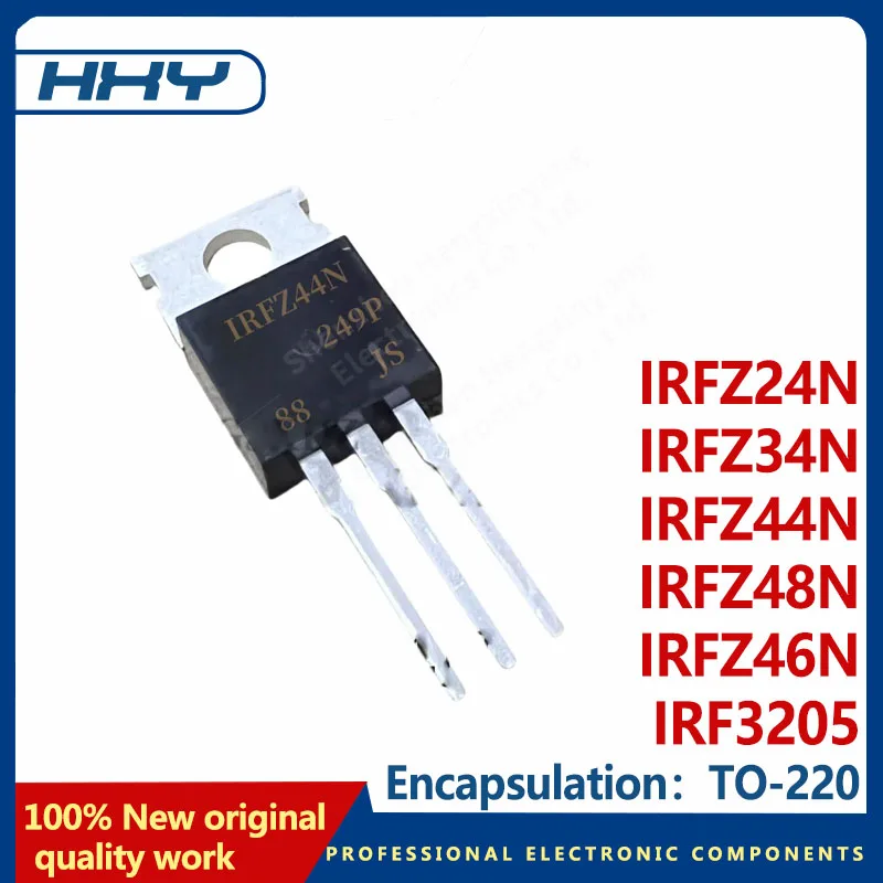 10PCS (M) IRFZ24N IRFZ34N IRFZ44N IRFZ46N IRFZ48N IRF3205 High-power transistor IRFZ44 MOSFET TO220