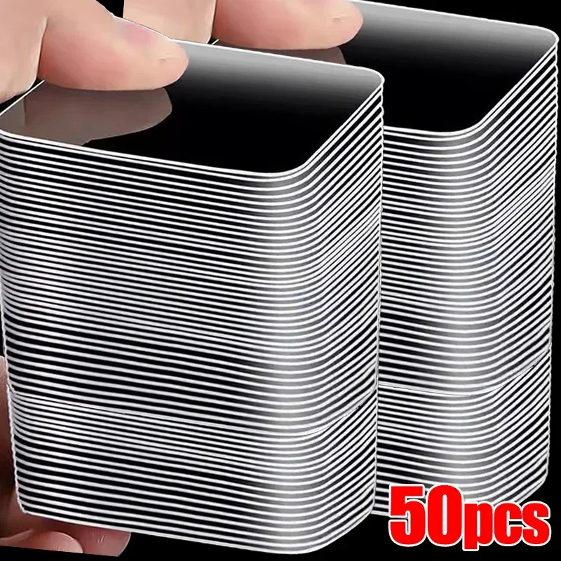 5-50Pcs Double Sided Tape Nano Transparent Self-Adhesive Seamless Tile Hook Waterproof Nonmarking Tape Removable Wall Stickers