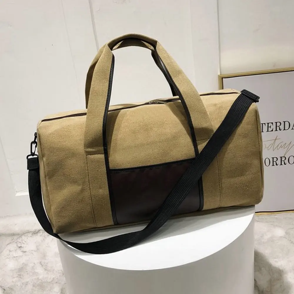 New Men's Travel Bag Large Capacity Short-distance Luggage Bag Ladies Fitness Bag Canvas Portable Travel Bag Handbags Women Bags