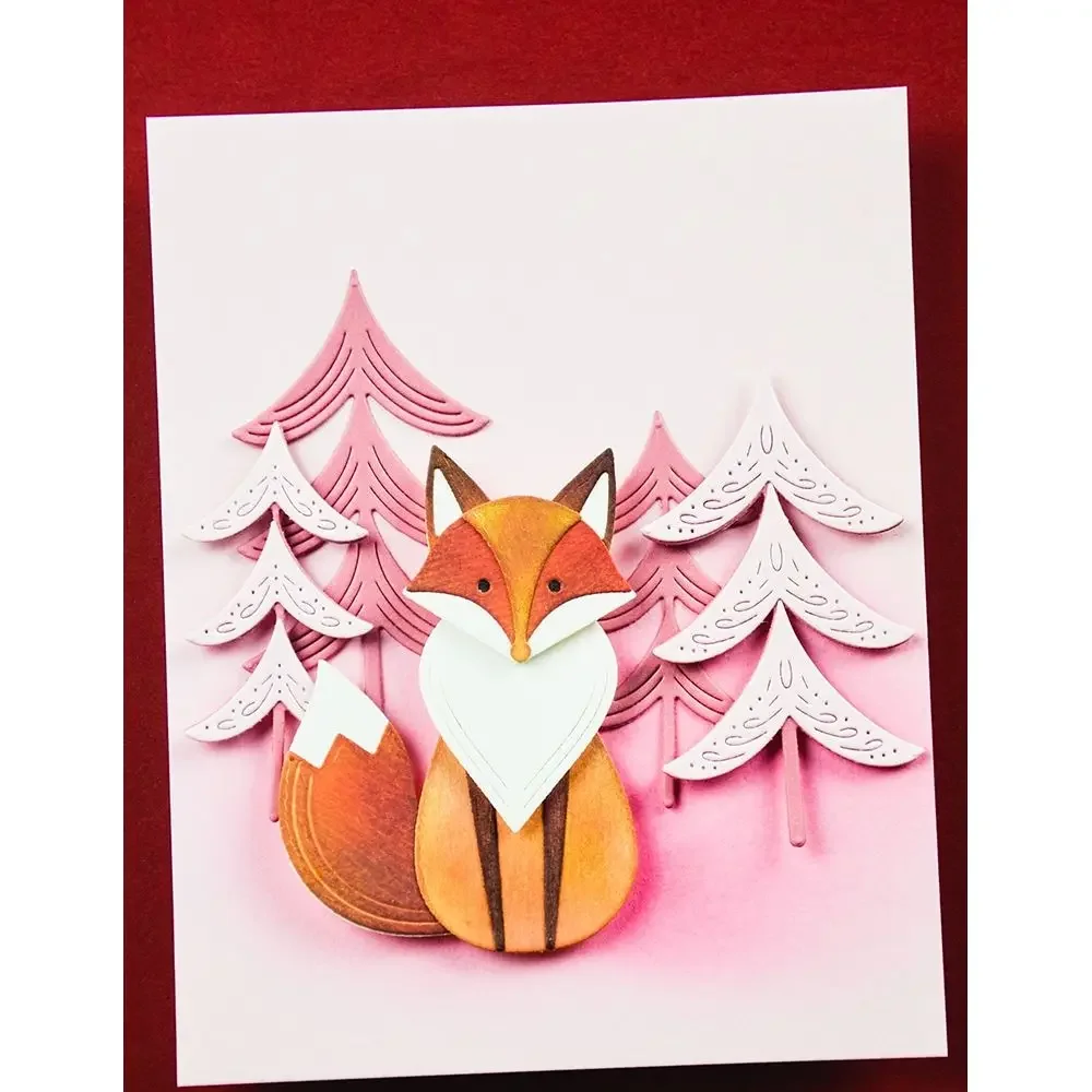 October New Release Snowman Elk Fox Tree Penguin Christmas Metal Cutting Dies for DIY Scrapbooking