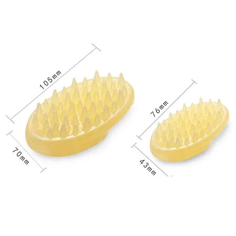 Pet Washer Dog Cat Massage Brush Comb Cleaner Puppy Wash Tools Soft Gentle Silicone Bristles Quickly Cleaing Brush Tools