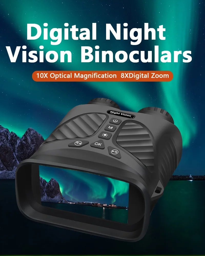 8X Digital Zoom Binocular Hunting camera HD photo and video Built-in 2500mAh Battery Infrared digital night device DT39