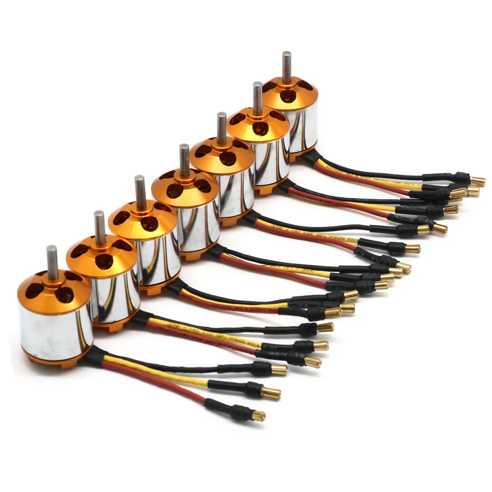 XXD A2217 2217 KV950 KV1100 KV1250 KV1500 KV1750 KV2300 KV2700 2-3S 4mm Shaft Brushless Motor For RC Airplane Helicopter Parts