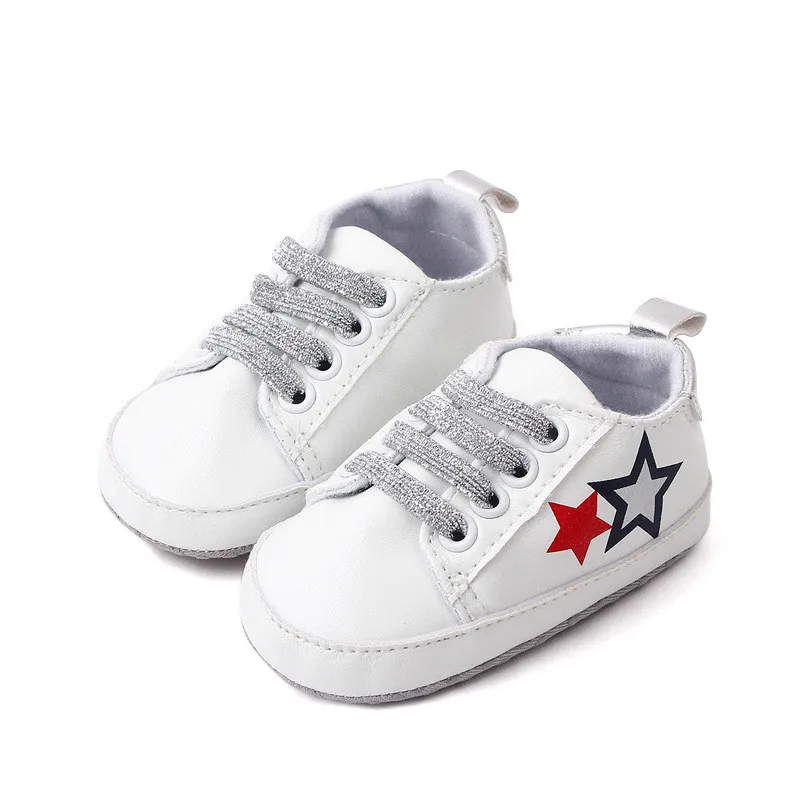 2022 New Baby Shoes Sneakers Infant Toddler Casual PU First Walkers Soft Sole Antislip Newborn Boys Girls Sport Shoes