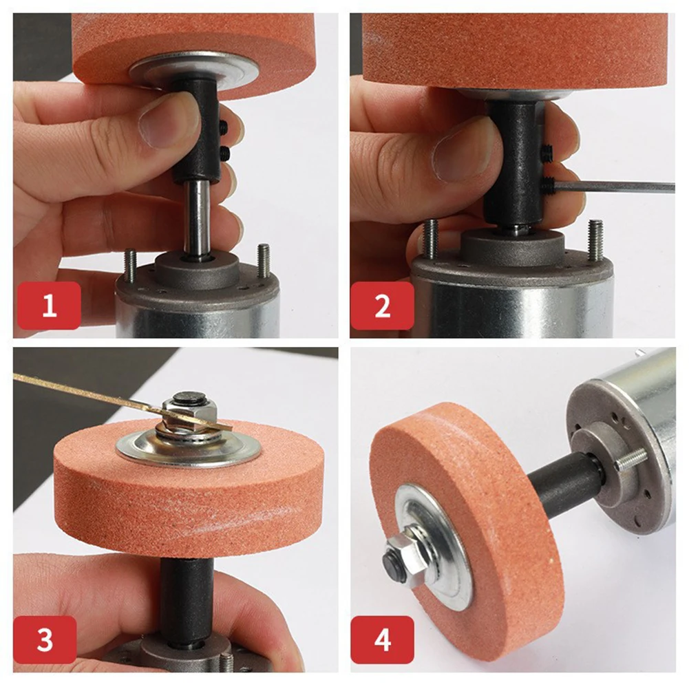 2232211  1 Set 5-16mm Spindle Adapter For Grinding Polishing Shaft Motor Bench Grinder Grinding Wheel ConnectingRodAccessories