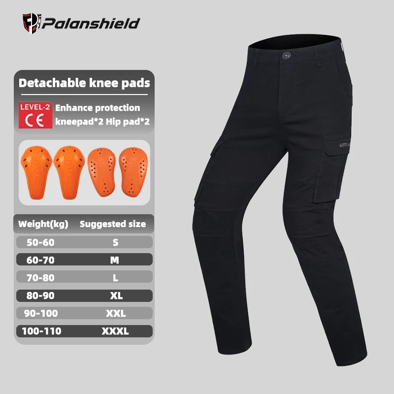 سراويل ركوب الدراجات النارية، مضادة للسقوط ومضادة للتمزق، معدات حماية قابلة للفصل، سراويل سباق ريترو للطرق الوعرة لجميع المواسم