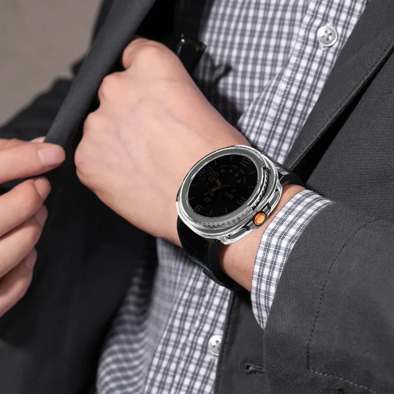 Nueva funda protectora de pantalla de PC de privacidad para Samsung Galaxy Watch 8Classic 46mm carcasa de vidrio templado para Galaxy Watch 8Classic