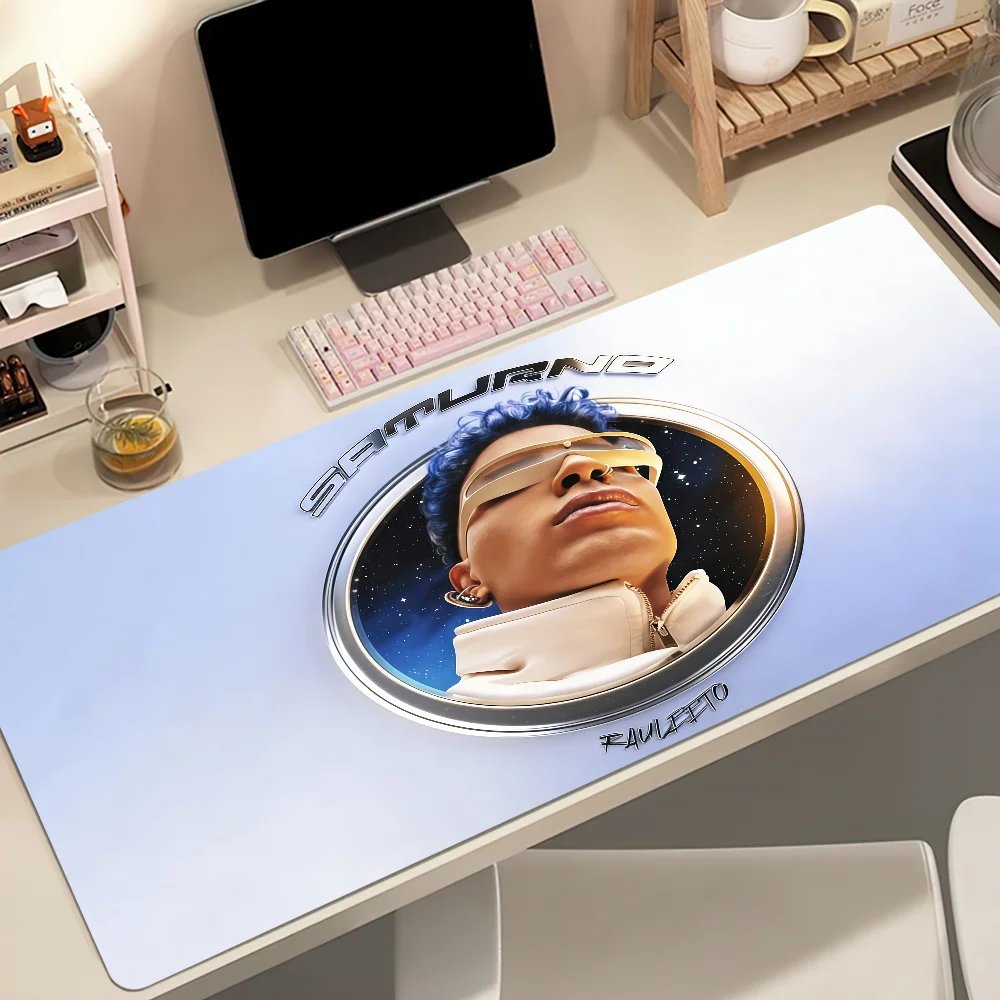 Singer Rauw Alejandro Mouse Pad Large Non-slip Lockedge Desktop Computer Desk Mat Keyboard Writing MousePad Office Gamer Student