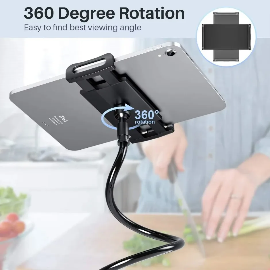 Multifunctional Lazy Phone and Tablet Universal Holder 80cm Tablet Holder Stand for iPad Air Mini or Other 4.7-10.5" Devices image 6