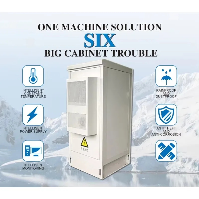 Server Rack Electric Bike Battery Storage Metal Indoor Stainless Steel Ip55 Enclosure Fiber Outdoor Cabinet with air Conditioner