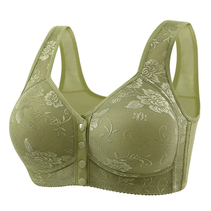 Postpartum Nursing Woman's Brassiere Front-Open Lady Bra Plus-Size Vest Style No Underwire Light Suppor Beautiful Back Girl Bra