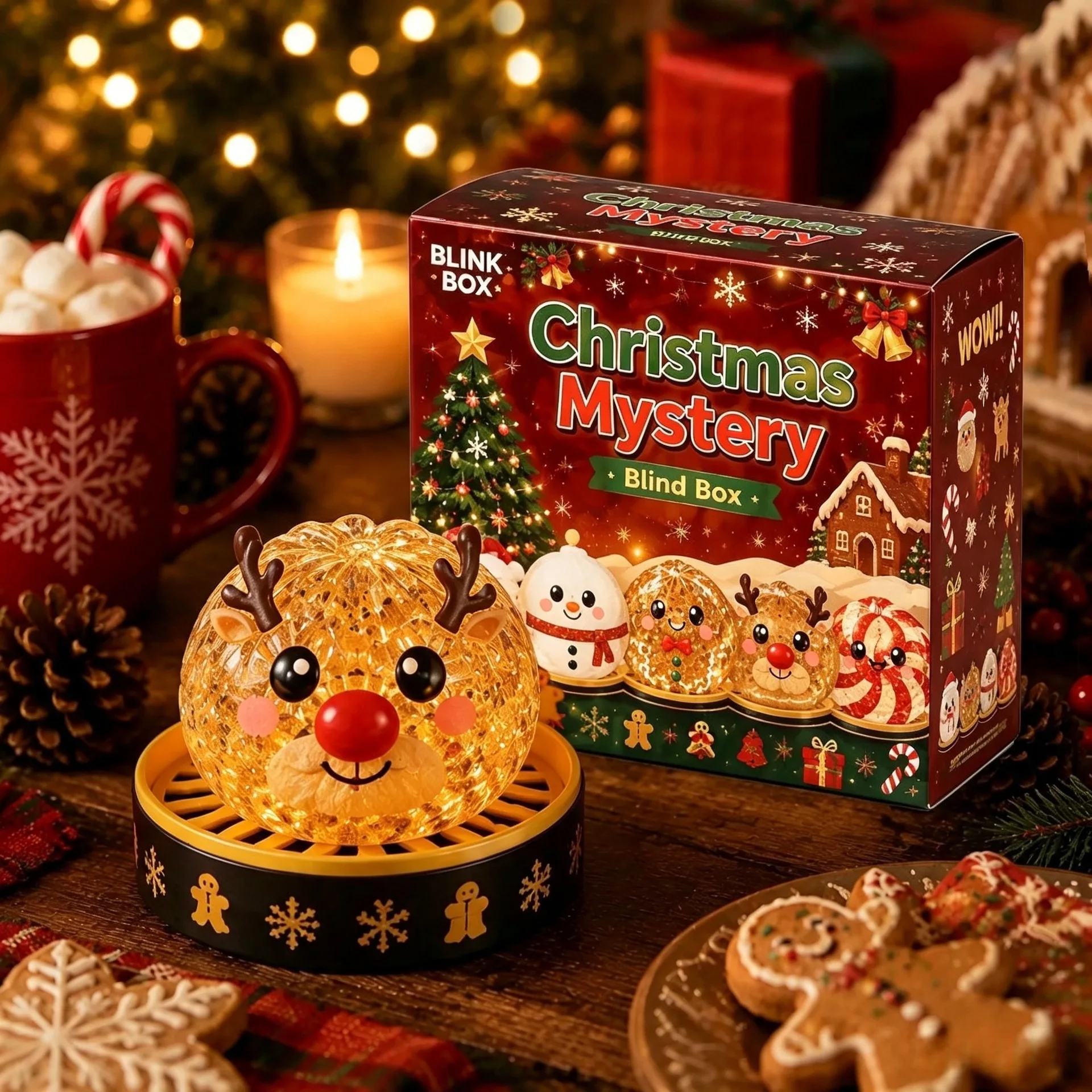 Kids Toys Bag - Yeni 8.5cm Noel Mantı Şeklinde Yumuşak