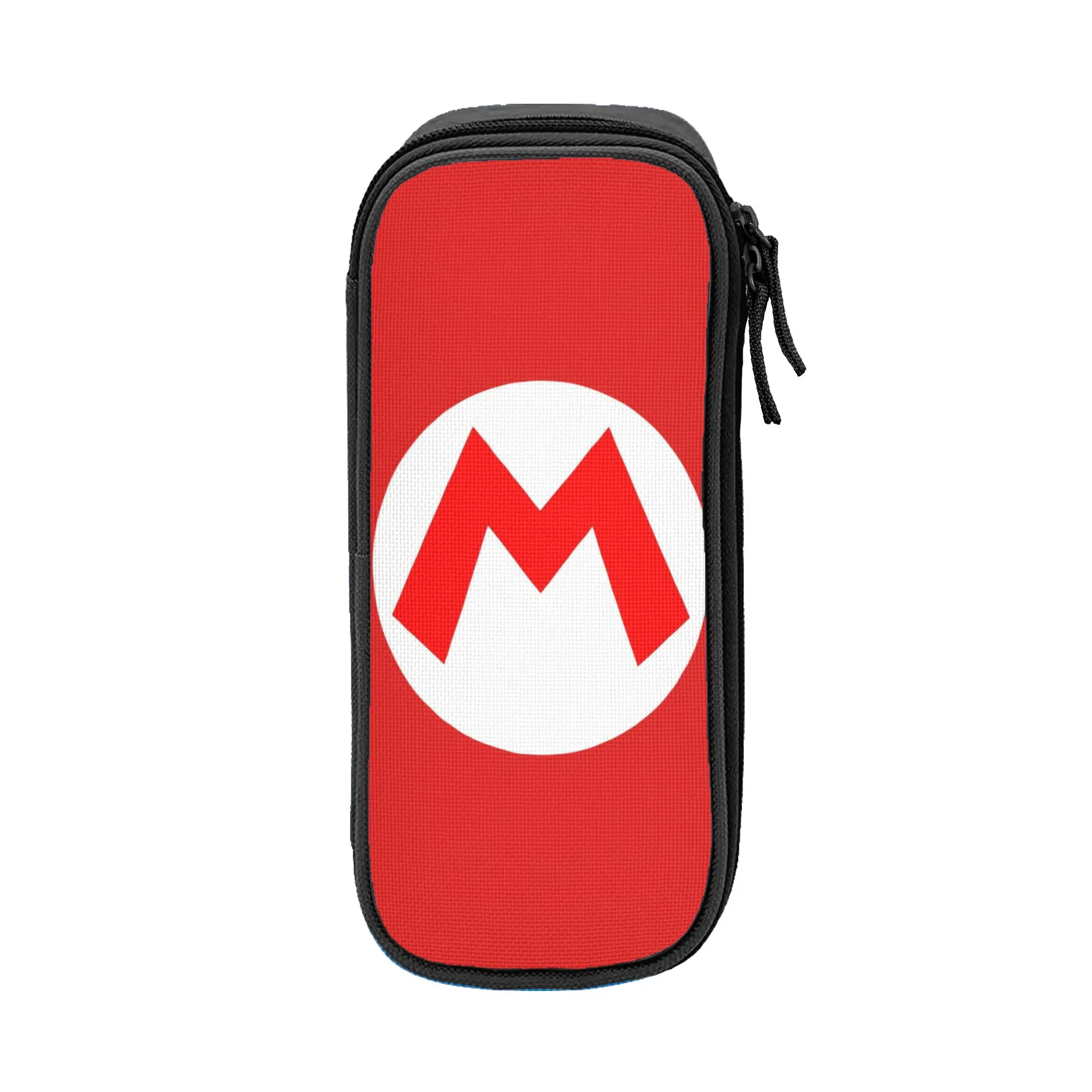 

Large Pencil Case red M marioes School Accessories Double Layer Pencil Bag Women Makeup Bag Suprise Gift