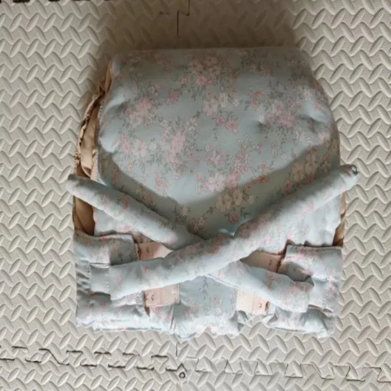 Adult Diaper Cover Handmade Cotton Breathable Cloth Diapers ABDL Pprint Lace Up Filling Cotton Leak Proof Washable Nappy Briefs