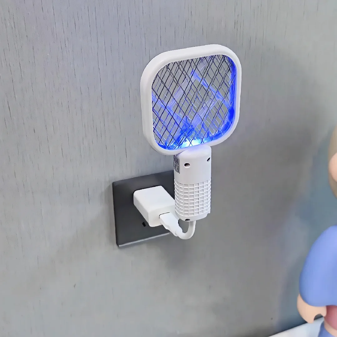 Mosquito Swatter Trap Mini USB UV Light Pest Control Electric Shock Mosquito Killer Lamp Portable Fly Bug Zapper Summer