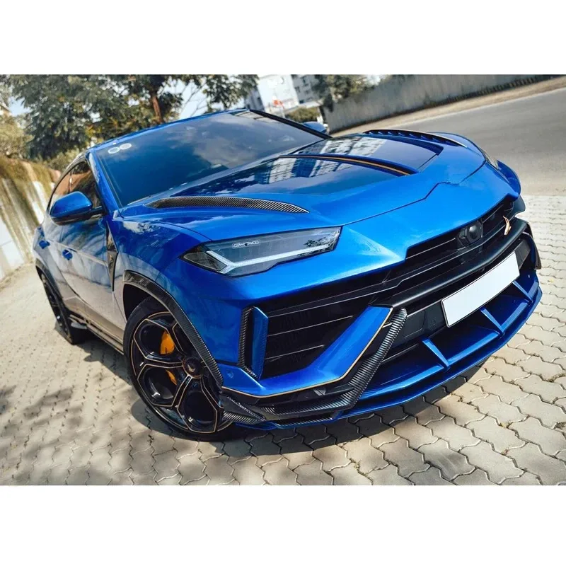 Hot Selling Kit For Urus S Style Dry Carbon Fiber Front Rear Bumper Lip Diffuser Spoiler Side Skirts For 2023 Lamboghini