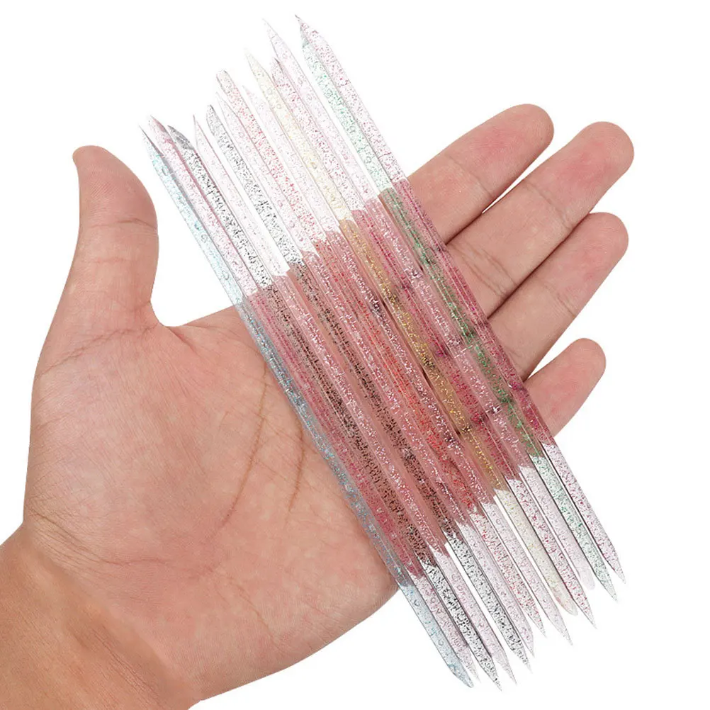 400Pcs Nail Art Supplies Plastic Dotting Sticks Manicure Tools Dead Skin Cleaning Durable Practical Compact Size