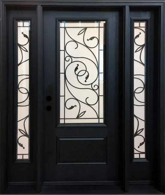 Portes Extérieures en Fer à Prix Raisonnable, Design de Portes Simples