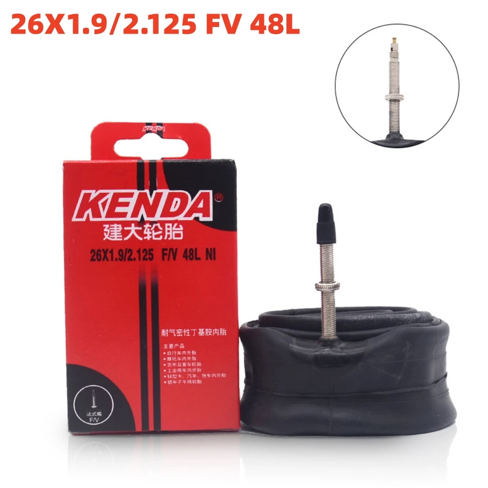 KENDA Bicycle Inner Tube 26 X1.9/2.125 Schrader Presta Butyl Rubber MTB Road Bike Tube Inner Tyre Bicycle Parts