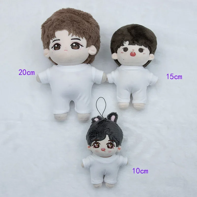 10cm 20cm baby clothes spot high collar sleeveless T-shirt with 15cm cotton doll  clothes doll accessories
