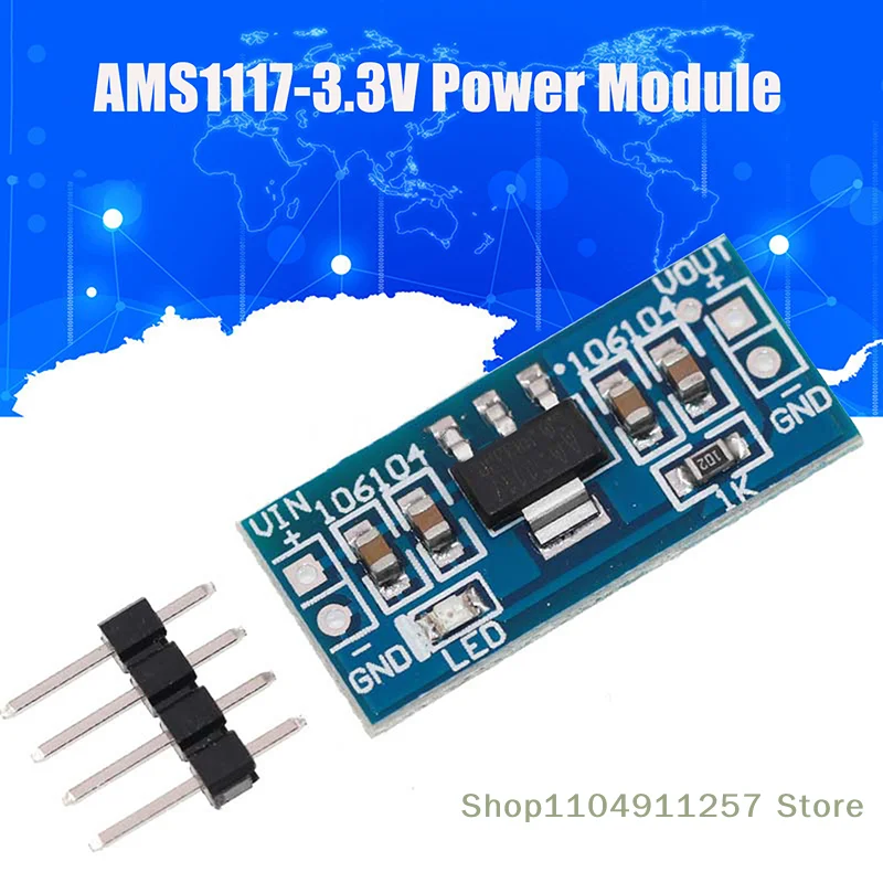 "Your DIY Partner: 5Pcs 1.2V-5.0V Voltage Control Power Supply Module - AMS1117"