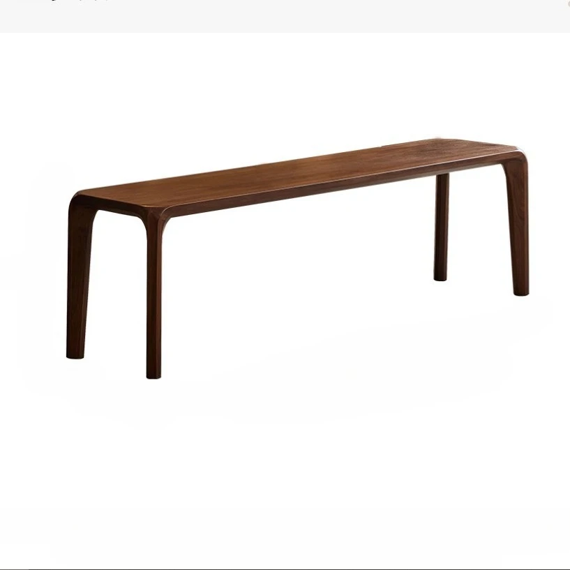 

Mao dining table stool modern simple shoe changing stool Nordic solid wood cherry