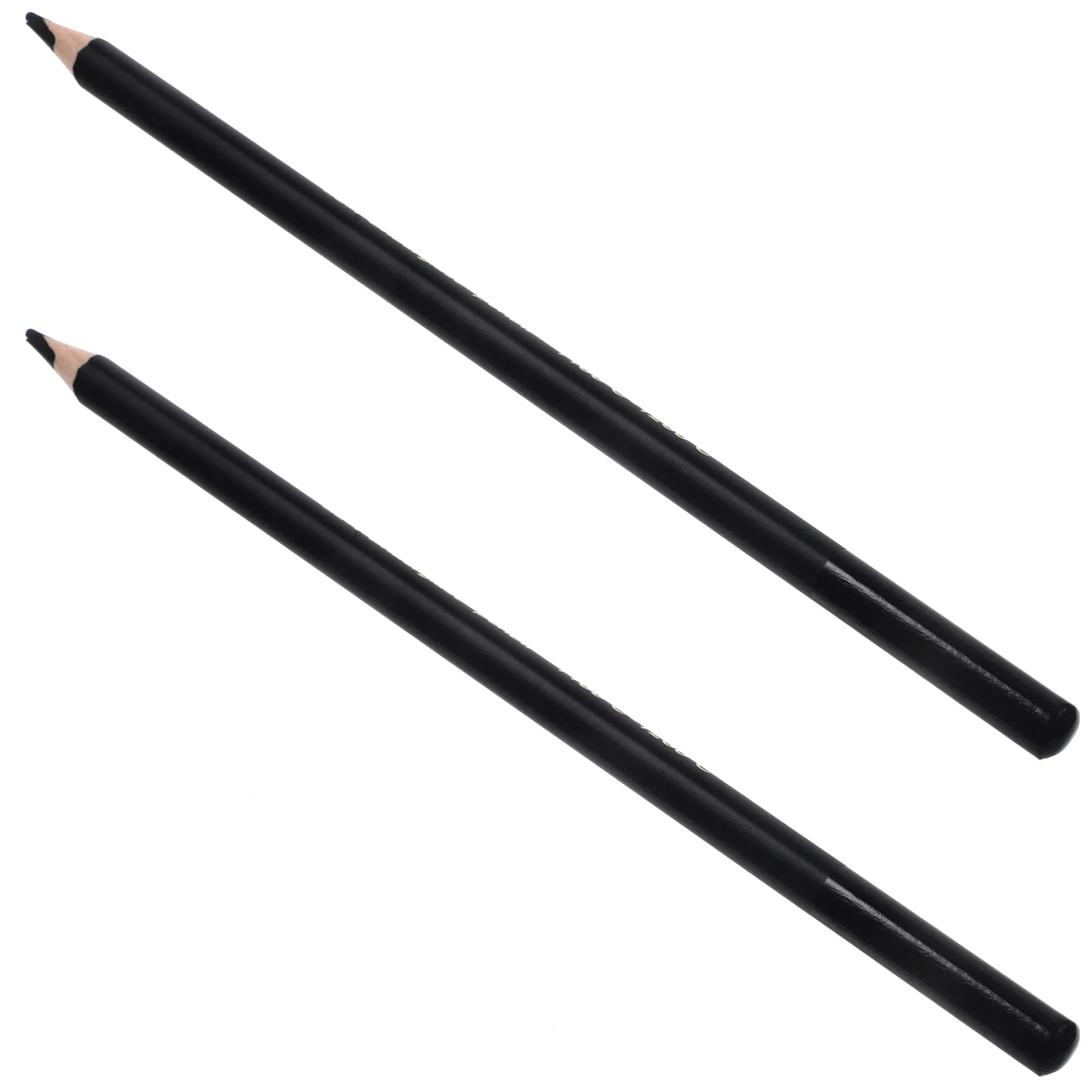 2 Pcs Underglaze Pencil Handicraft Black Pens DIY Decorative for Ceramic Wood Lead Pencils