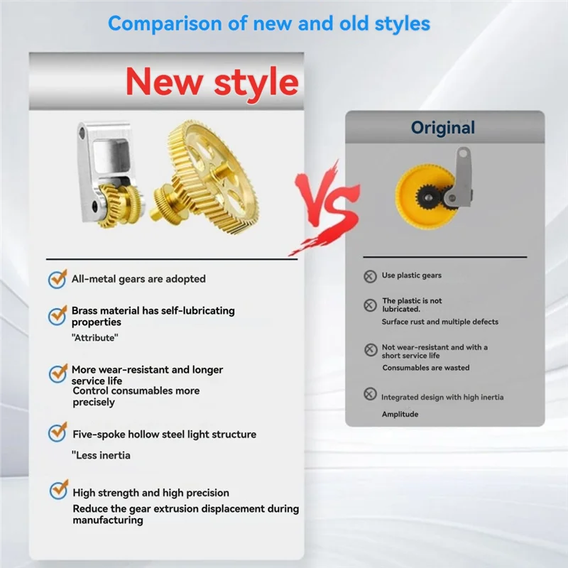 VO-For Bambu Lab P1S P1P طابعة ثلاثية الأبعاد مقاومة للاهتراء DLC Nanocoated الصلب الطارد والعتاد الجمعية ترقية