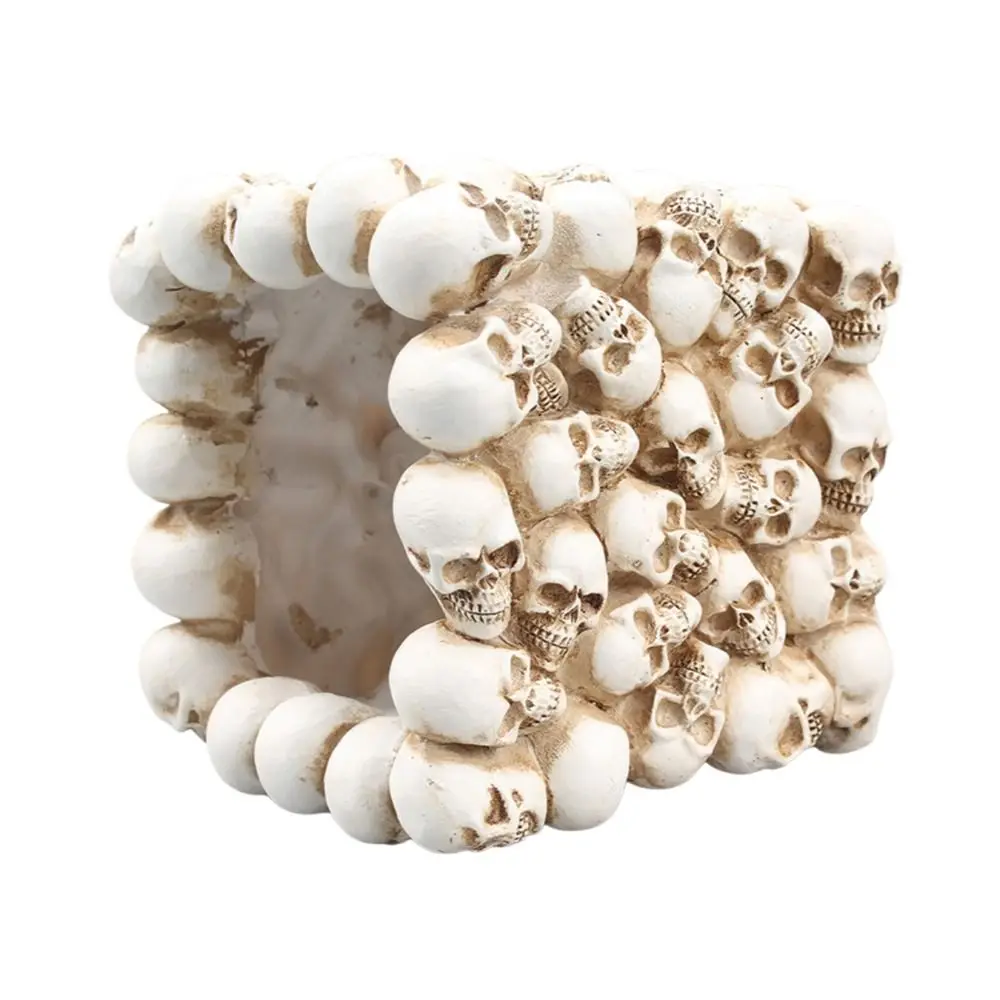 

Desktop Storage box Skull Pen Holder Pen Pencil Holder Desktop Pen Stand Desktop Organizer Stationery Holder Resin