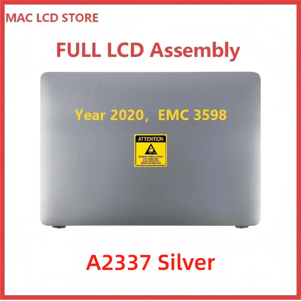 Pantalla LCD nueva para MacBook Air 13.3" A2337 M1, año 2020, gris/plata/dorado 4