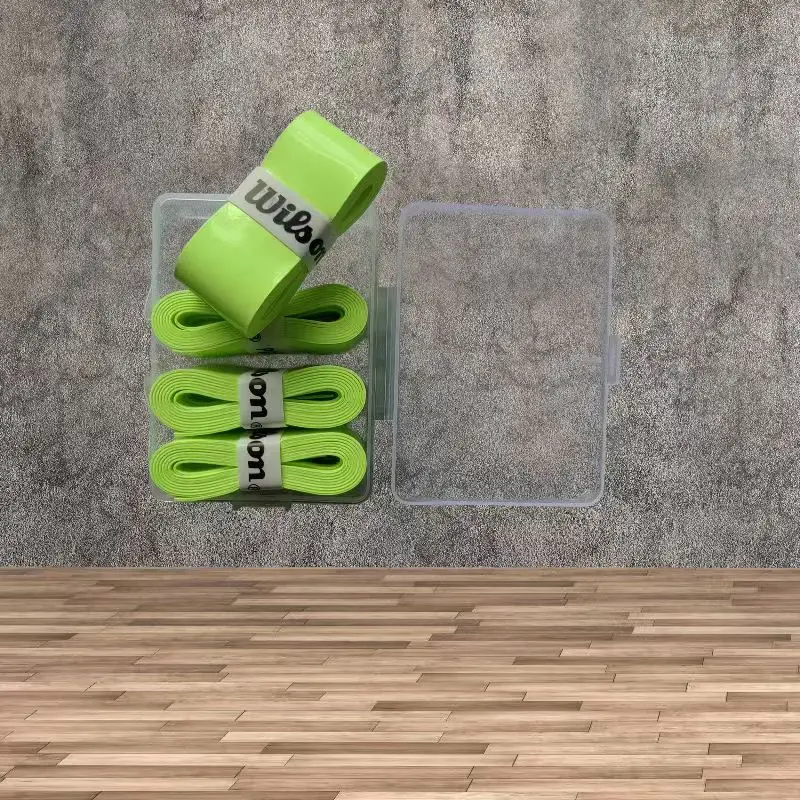 

Набор из 4-х обмоток для теннисных ракеток Wilson: впитывающие пот, мягкие, амортизирующие ленты для рукояток ракеток для сквоша, бадминтона и падела.