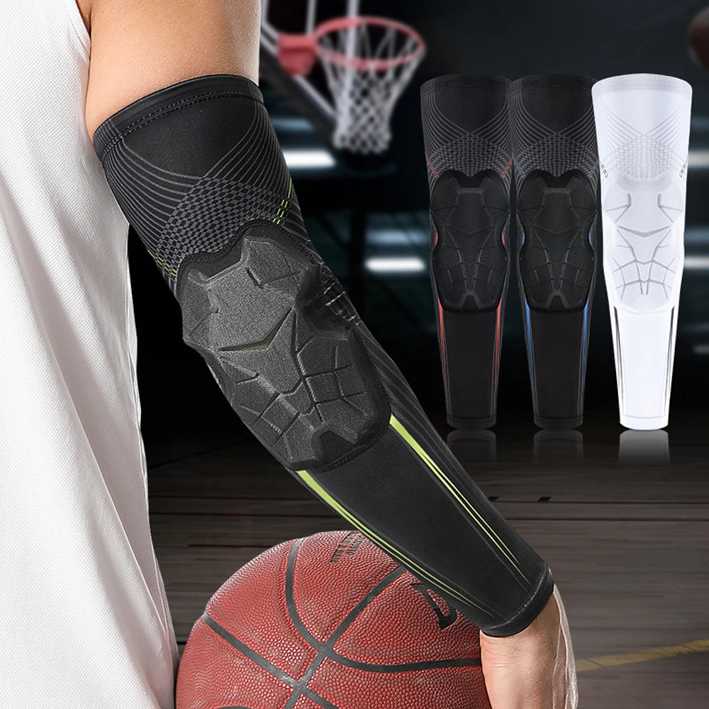 1 PCS Sport Elbow Pads with Padded Compression Shield Shape Arm Sleeves for Protection Basketball, Volleyball, Baseball, Cycling