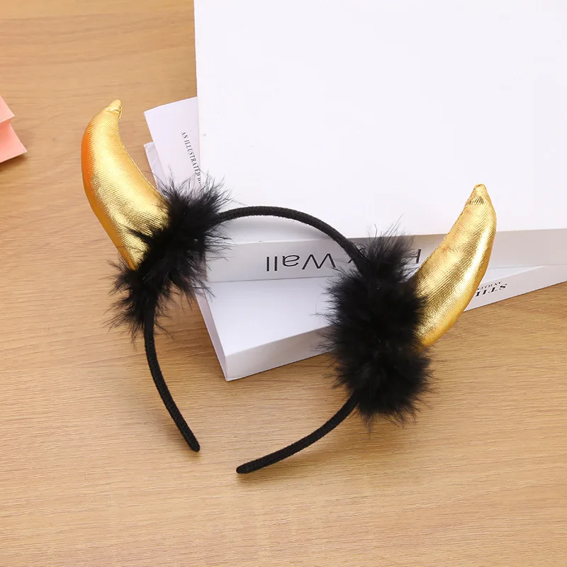 هالوين عيد الميلاد عقال الإبداعية شخصية شيطان القرن حفلة عيد ميلاد جو الديكور مثير إغراء عقال #3