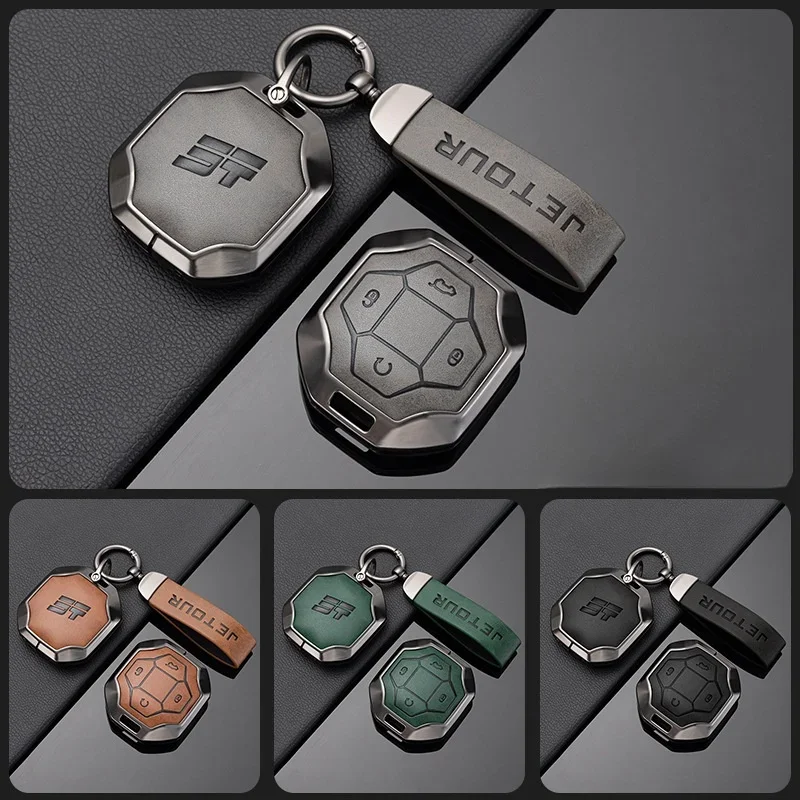 

For Chery Jetour Traveller T2 Key Case Key Holder Case Car Keychain Protective Case Interior Automobiles Parts