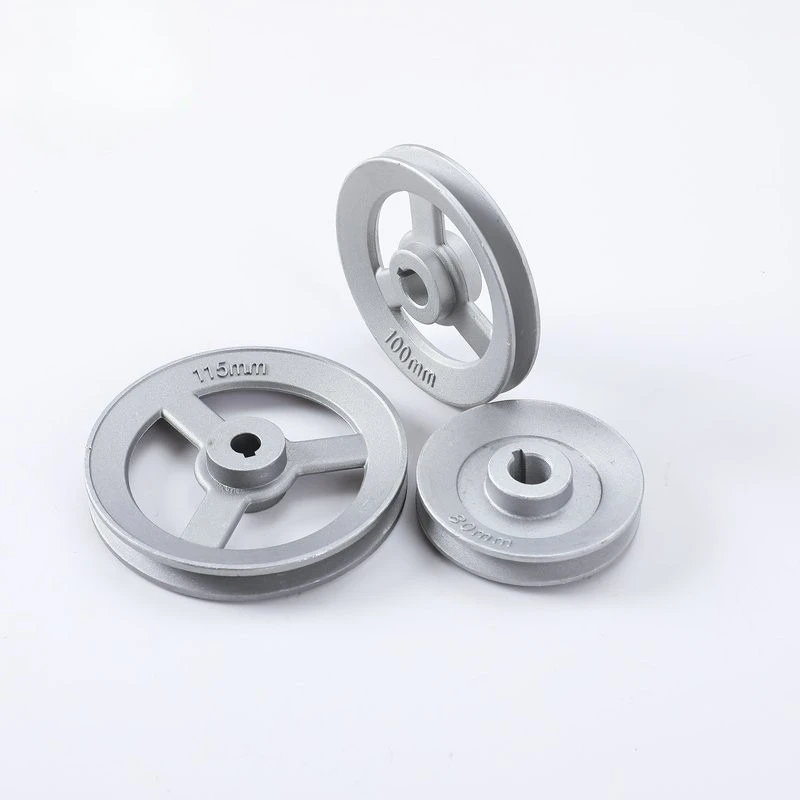 2pcs Outer Diameter:120mm Inner Hole:15mm Industrial Sewing Clutch Motor Belt Pulley Electric Motor Wheel