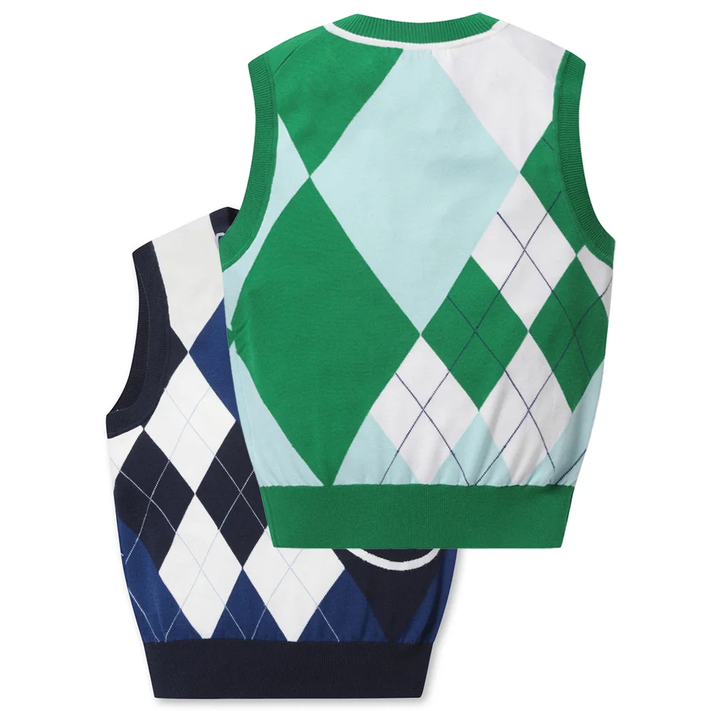 

Мужской вязаный жилет для гольфа, роскошный спортивный свитер с v-образным вырезом, модный Che Design, новый осенний длинный свек, корейская мода