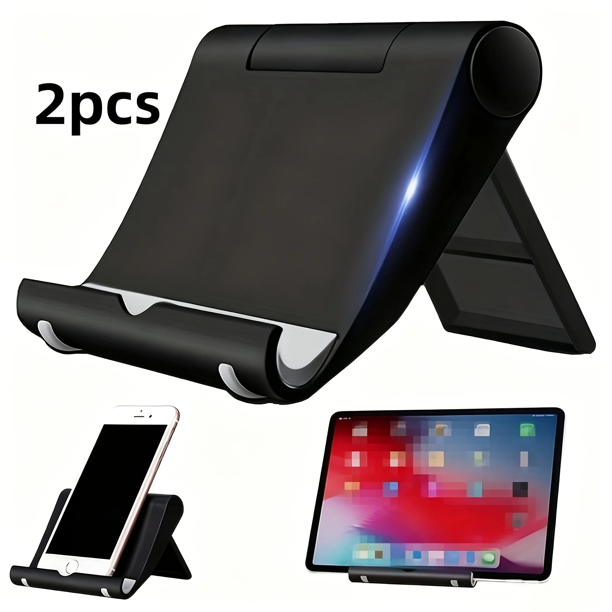 Desktop-Telefonständer, universeller Tablet-Ständer, multifunktionaler faltbarer tragbarer Telefonständer für den Schreibtisch – Detail 2