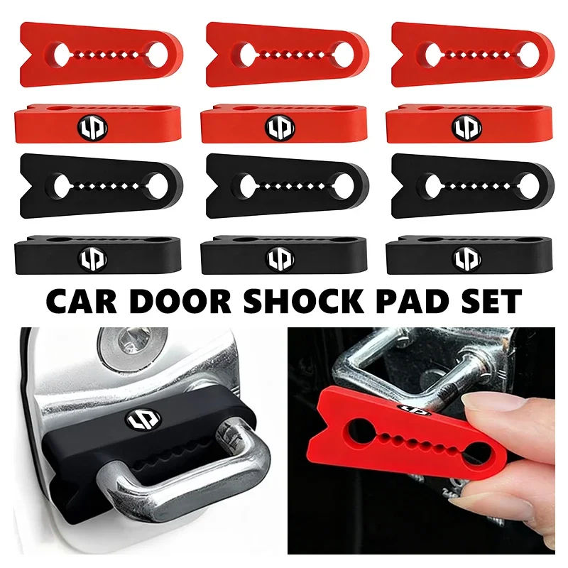 

4Pcs Car Door Lock Damper Buffer Seal Shock-Absorbing For Leapmotor C16 C10 C11 C01 T03 S01 Noise Reducer Deadener