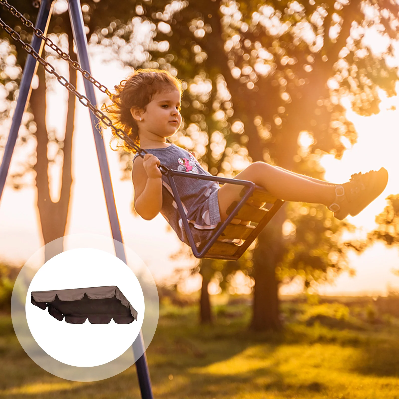 

Garden Swing Protector Waterproof Cover Weatherproof Canopy Durable Outdoor Accessory Replacement for Old Cover