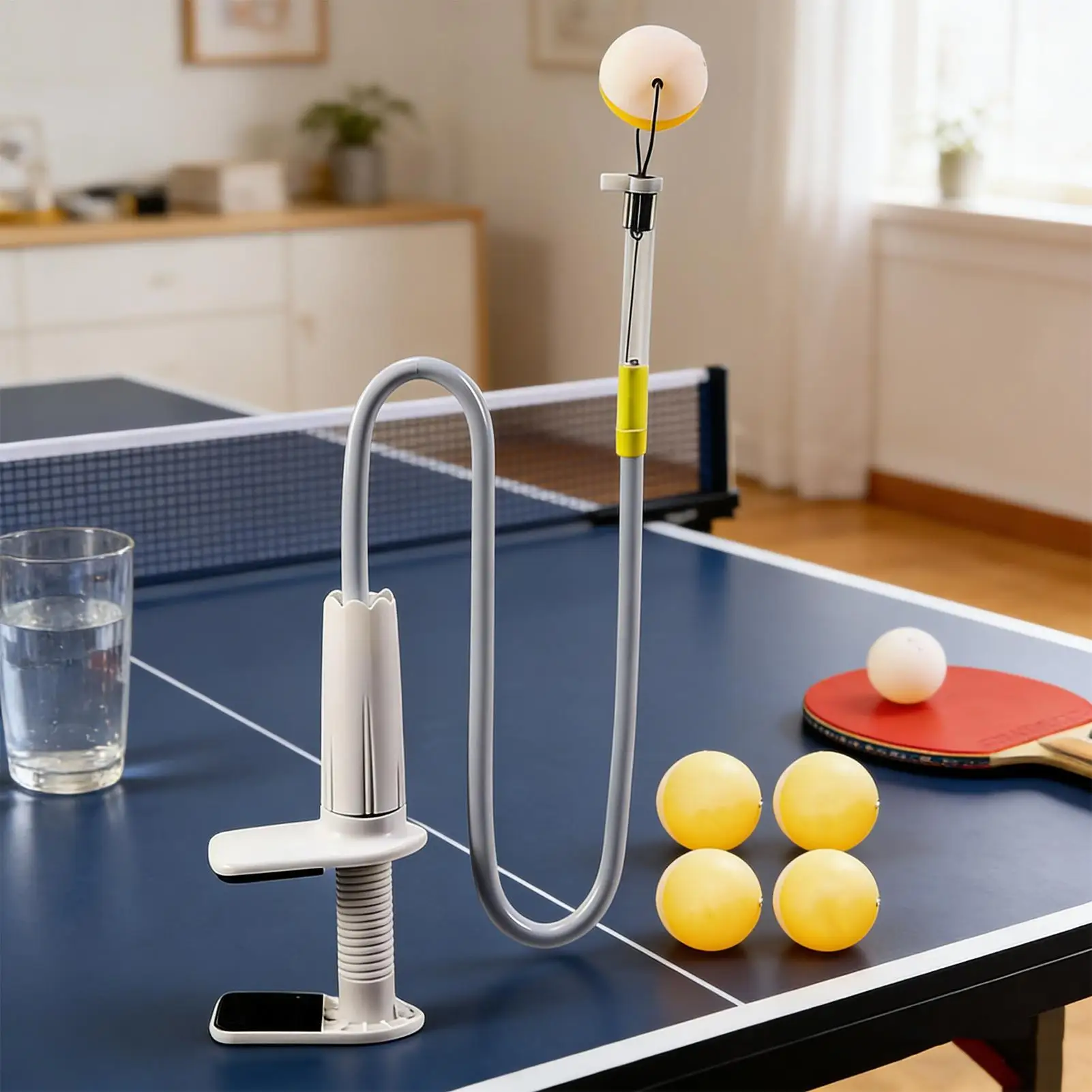 

Table Tennis Training Robot Portable Trainer Tool Training Machine For Table Tennis For Men Women Boys Girls Youth Teens Son