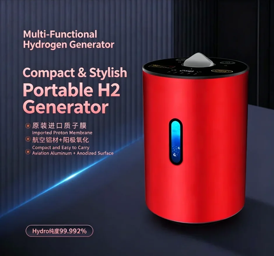 Portable Mini Hydrogen Generator, Household H2 Gas Device