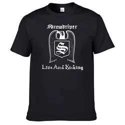 Band Skrewdrivers T Shirt 100% Cotton Men Shirt N015