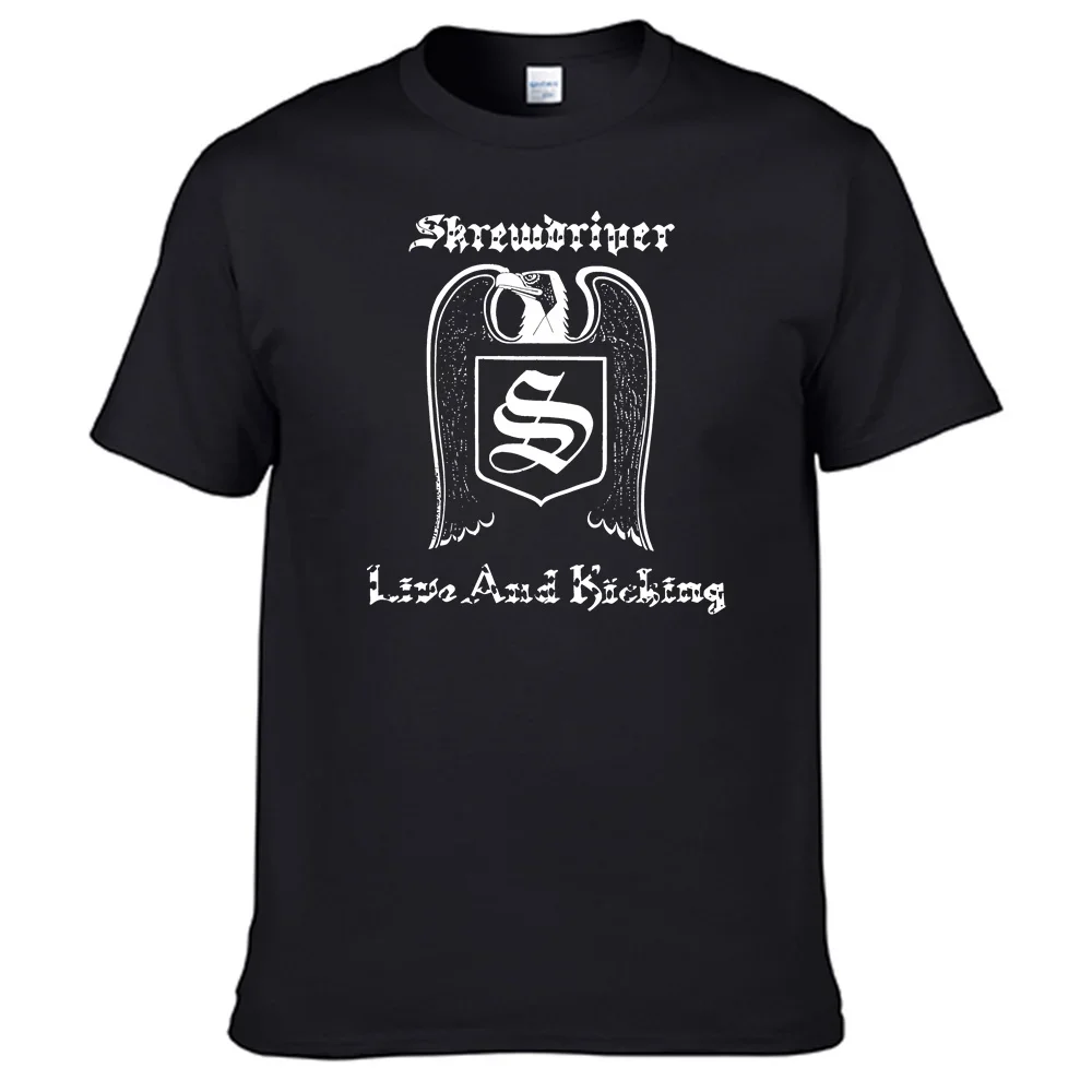 Band Skrew drivers T Shirt 100% Cotton Men Shirt N015