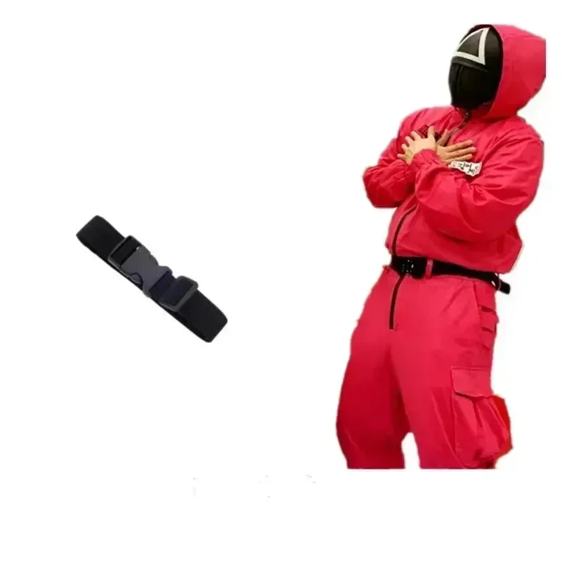 مجموعة قناع كامل لحزام التلفزيون، بدلة قفز للعبة حمراء جديدة، بدلة رياضية للحفلات التنكرية، أزياء كلاسيكية للعب الأدوار من الكورية